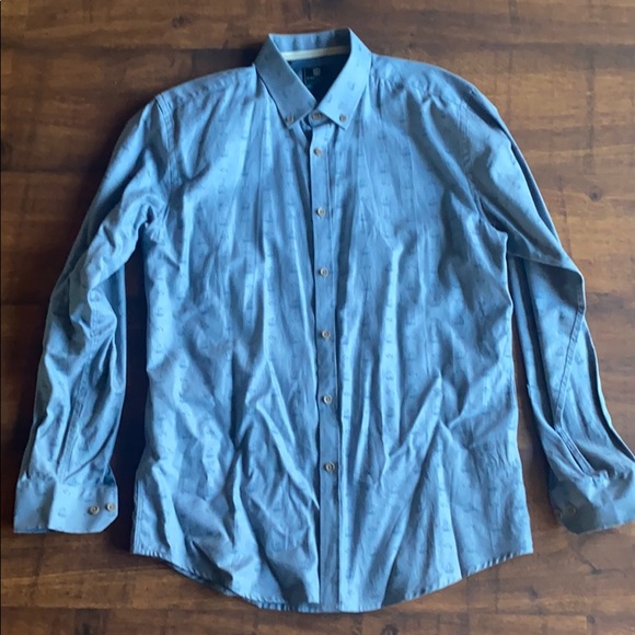 steel & jelly Other - Lightly patterned men’s dress shirt - size Large